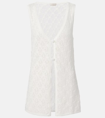 Fio pointelle cotton vest | Faithfull