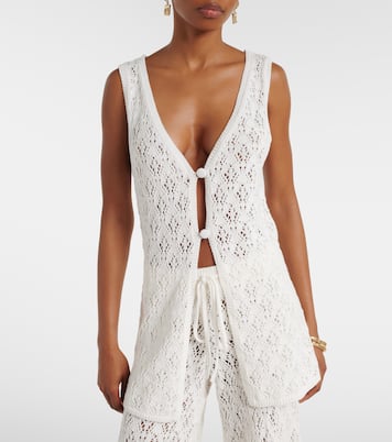 Fio pointelle cotton vest | Faithfull