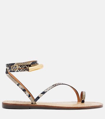 Sandalias Kalahari de piel grabada | Amanu