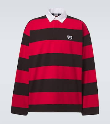 Polo en coton rayé | Balenciaga