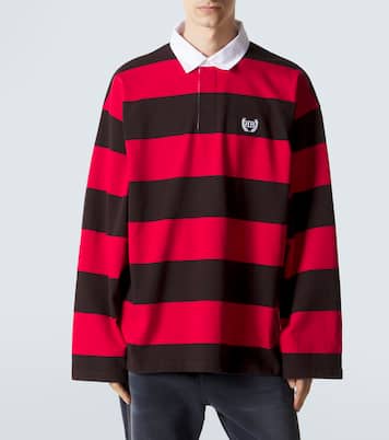 Polo en coton rayé | Balenciaga