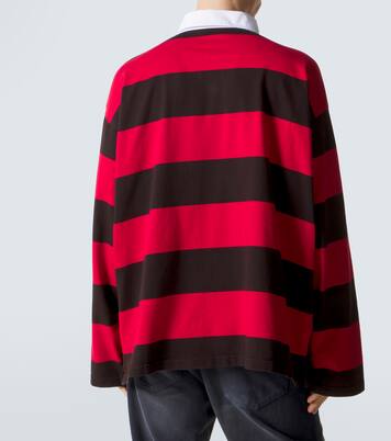 Polo en coton rayé | Balenciaga