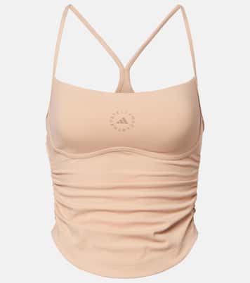 Logo ruched tank top | Adidas by Stella McCartney