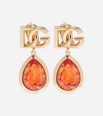 DG embellished clip-on earrings | Dolce&Gabbana