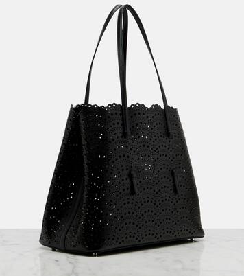 Mina 37 Vienne leather tote bag | Alaïa
