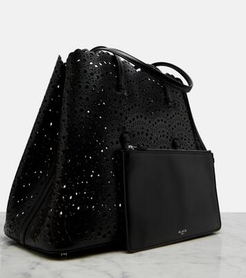 Mina 37 Vienne leather tote bag | Alaïa