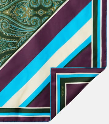 Joni printed silk twill scarf | Alémais