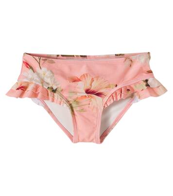 Floral ruffled bikini bottoms | Zimmermann Kids