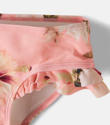 Floral ruffled bikini bottoms | Zimmermann Kids