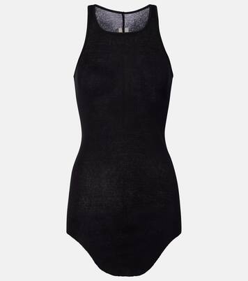 Ribbed-knit cotton tank top  | Rick Owens