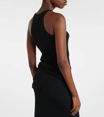 Ribbed-knit cotton tank top  | Rick Owens