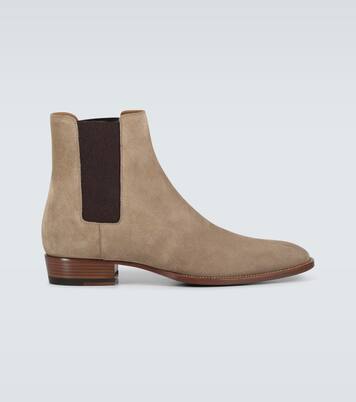 Chelsea Boots Wyatt aus Veloursleder | Saint Laurent