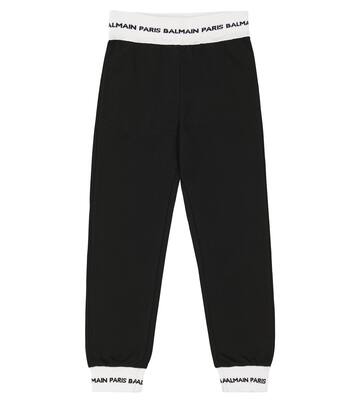 Cotton jersey sweatpants | Balmain Kids
