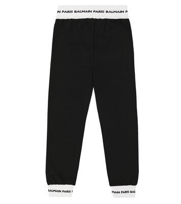 Cotton jersey sweatpants | Balmain Kids