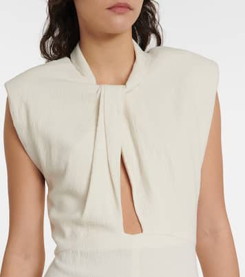 Robe midi Rabea en crêpe | Isabel Marant
