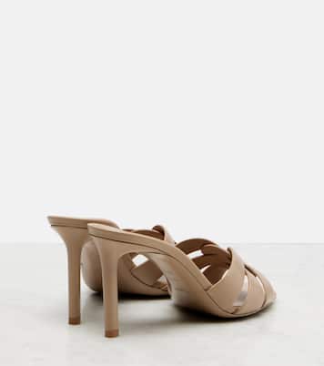 Mules Tribute 85 en cuir | Saint Laurent