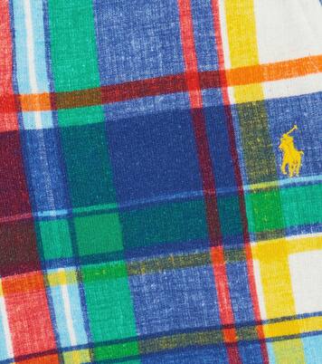 Checked cotton-blend shorts | Polo Ralph Lauren Kids