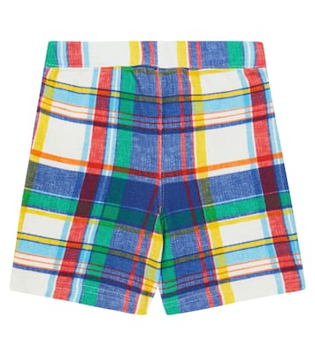 Checked cotton-blend shorts | Polo Ralph Lauren Kids