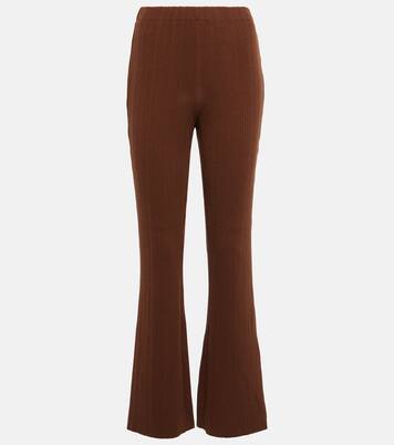 Schlaghose aus Rippstrick | Vince