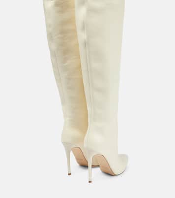 Leather over-the-knee boots | Paris Texas