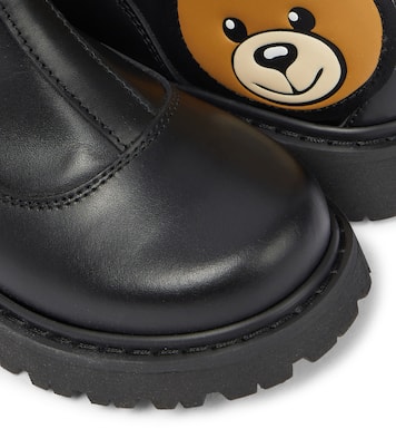Leather ankle boots | Moschino Kids