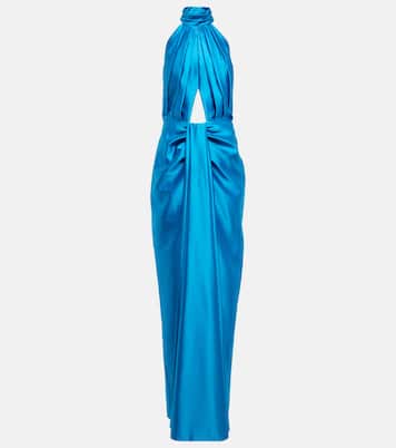 Robe longue en satin | Rasario