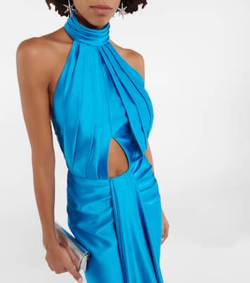 Robe longue en satin | Rasario
