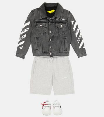 Low Vulcanized leather sneakers | Off-White Kids