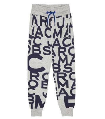 Logo-print cotton jersey sweatpants | Marc Jacobs Kids