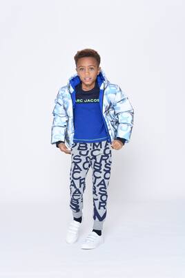 Logo-print cotton jersey sweatpants | Marc Jacobs Kids