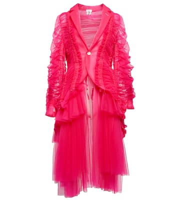 Robe blazer en tulle | Noir Kei Ninomiya