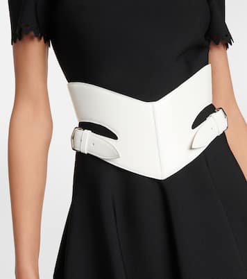 Cintura in pelle con cut-out | Alaïa