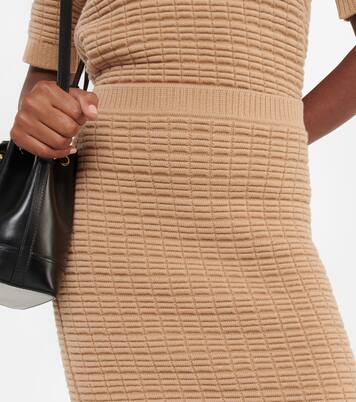 Falda corta Nailah de cachemir | Khaite