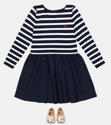 Striped cotton jersey dress | Polo Ralph Lauren Kids