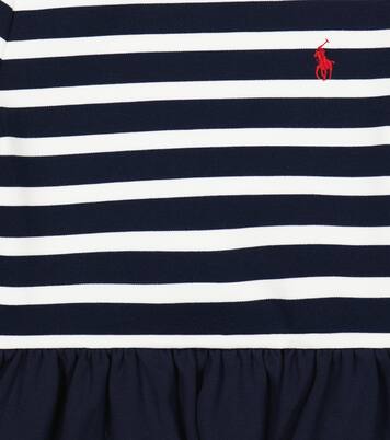 Striped cotton jersey dress | Polo Ralph Lauren Kids