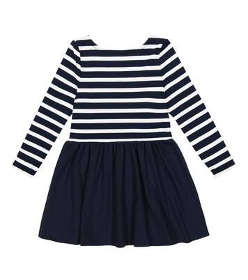 Striped cotton jersey dress | Polo Ralph Lauren Kids
