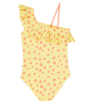 Printed ruffled swimsuit | Molo