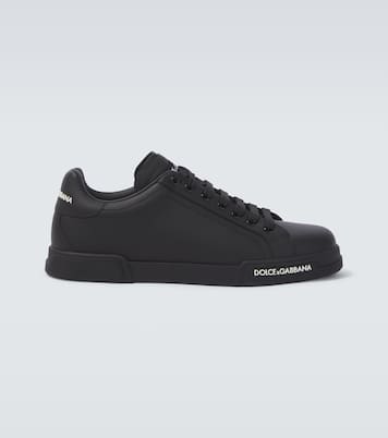 Logo leather sneakers | Dolce&Gabbana