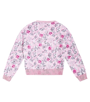 x Chiara Ferragni printed wool-blend sweater | Monnalisa