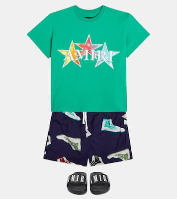 Stars cotton jersey T-shirt | Amiri Kids