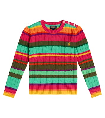 Cable-knit cotton sweater | Polo Ralph Lauren Kids