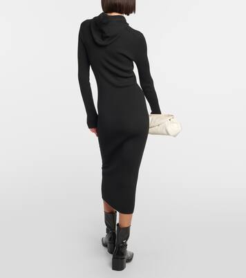 Midikleid aus einem Wollgemisch | Jil Sander
