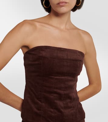 Top Woodgrain aus Baumwoll-Cord | Staud