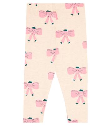 Baby Tiny Bow cotton pants | Tinycottons