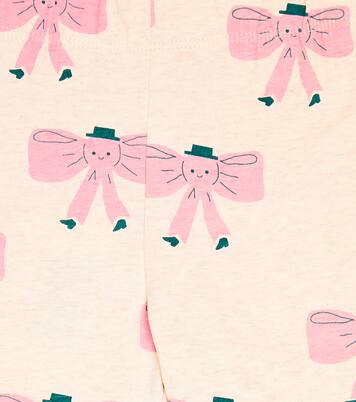 Baby Tiny Bow cotton pants | Tinycottons