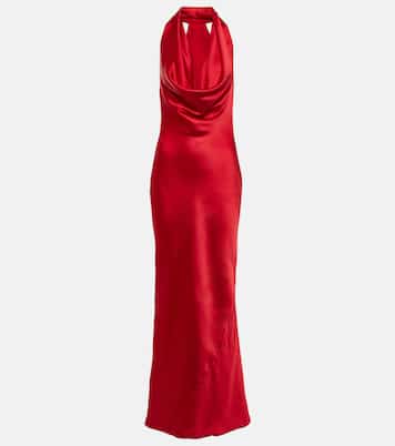 Vestido de fiesta de satén | Norma Kamali