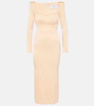 Robe midi en satin | Alex Perry