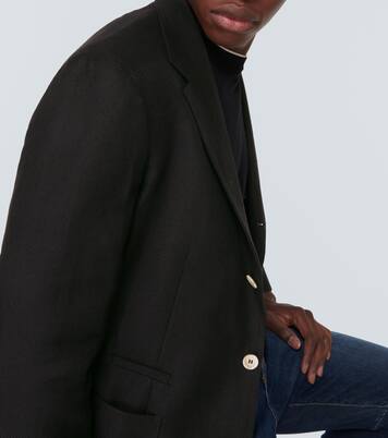 Linen, wool, and silk blazer | Brunello Cucinelli