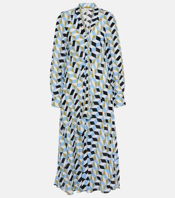 Robe midi Graphic Volumes imprimée | Dorothee Schumacher