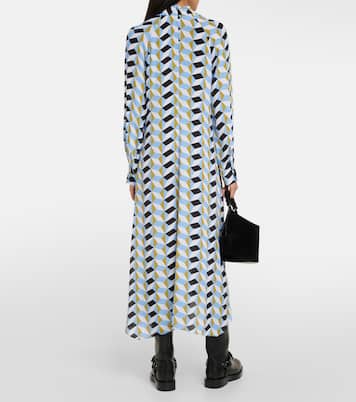 Robe midi Graphic Volumes imprimée | Dorothee Schumacher
